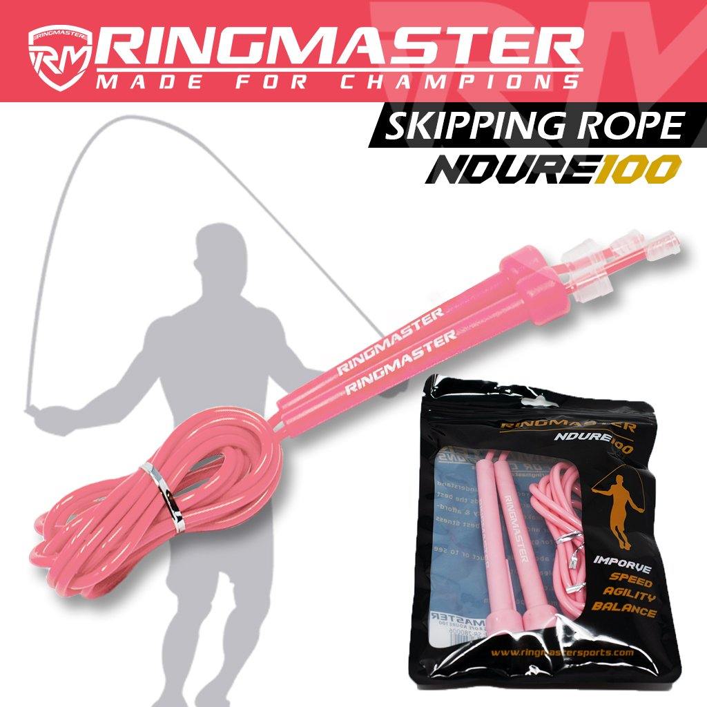 Pink RingMaster Sports Ndure 1000 jump rope for cardio training