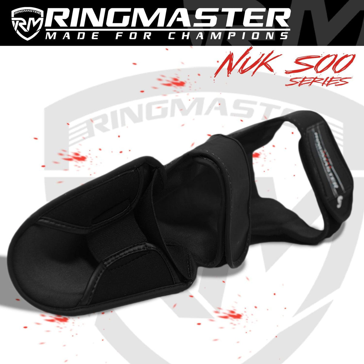 RingMaster Sports Nuk Soo black shin instep guard for training