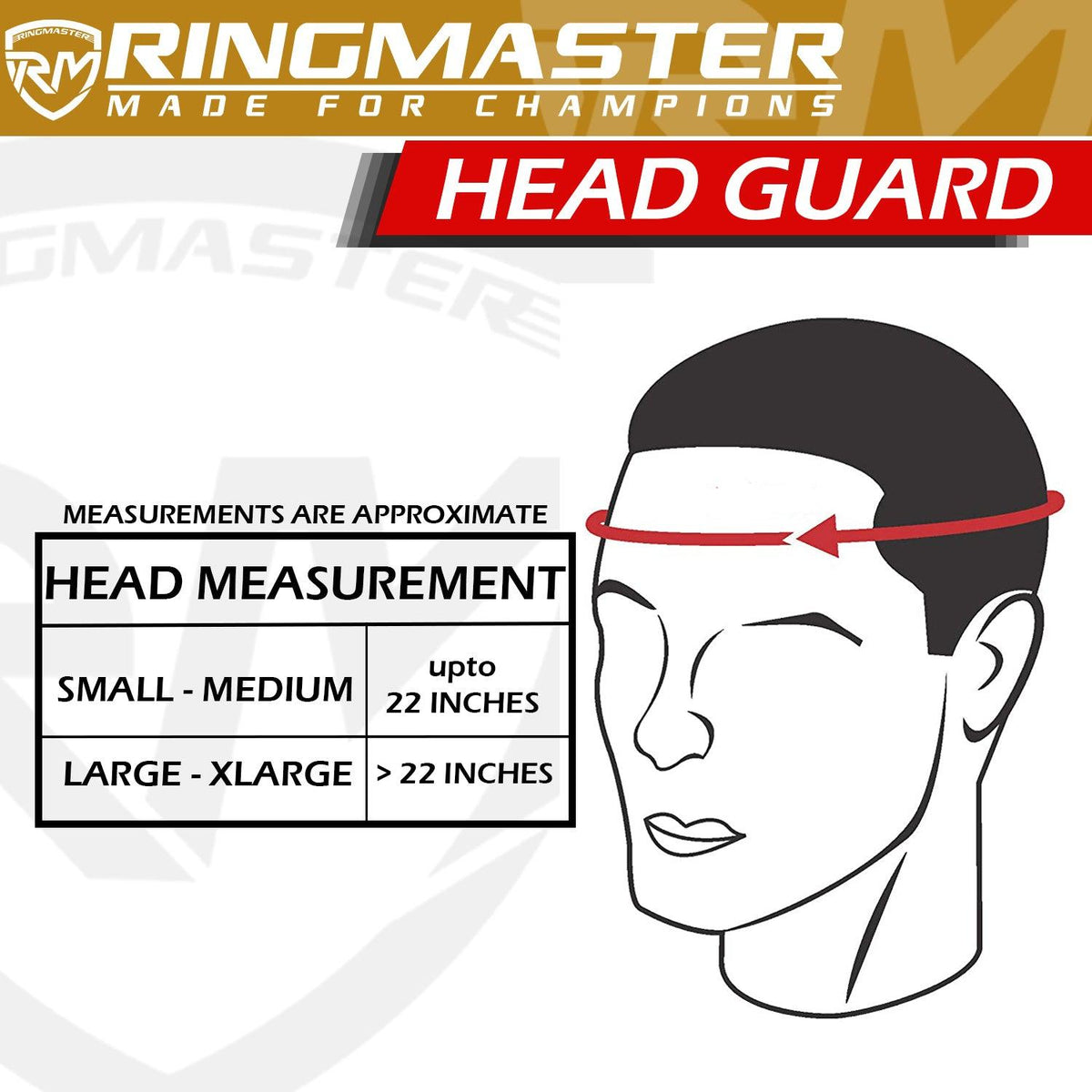 RingMaster SHK2.0 head guard for boxing, kickboxing and Muay Thai