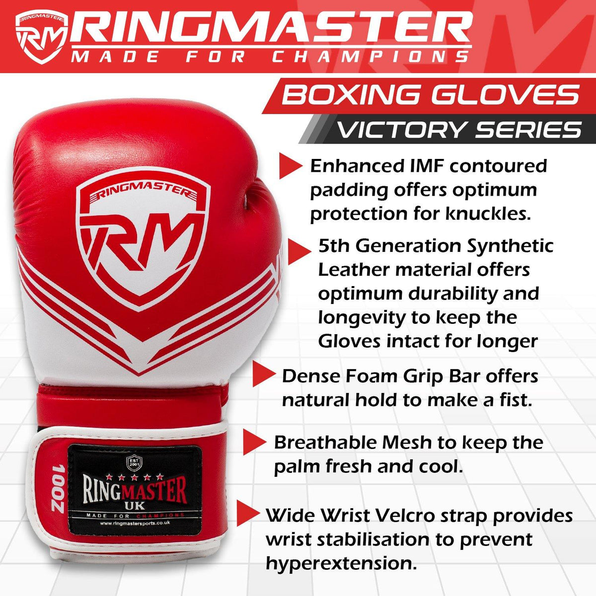 RingMaster Victory Series boxing gloves for sparring