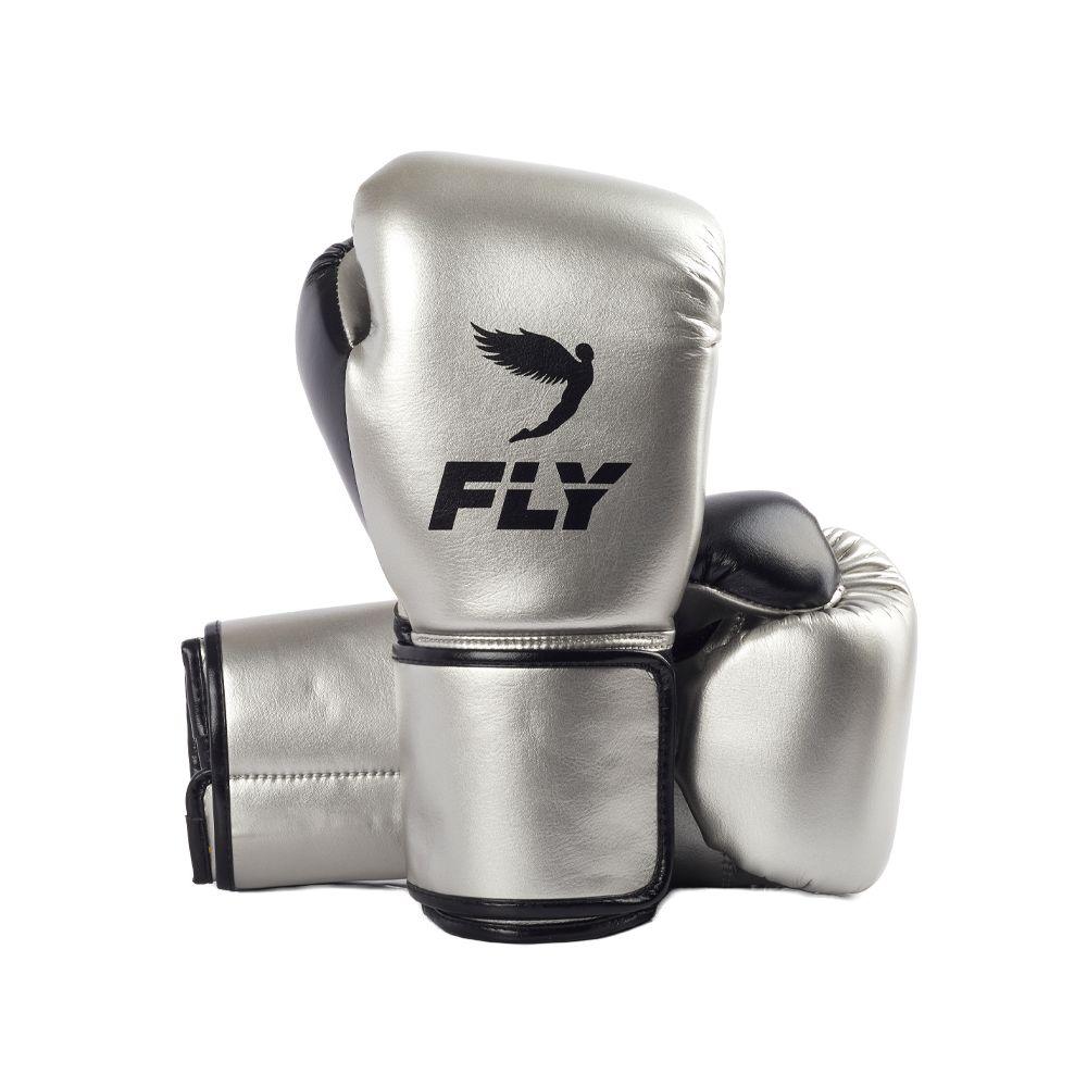 Fly Superloop X Silver/Black Gloves - RINGMASTER SPORTS - Made For Champions