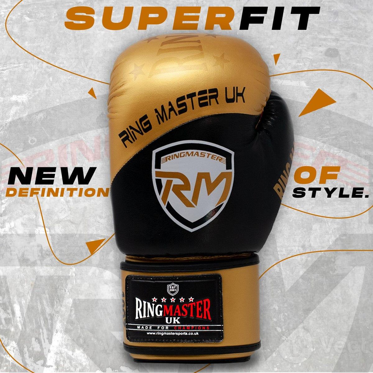 Superfit Series gloves with injection-moulded contoured padding