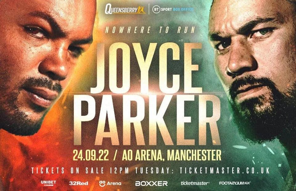 Joe Joyce vs Joseph Parker , Joe Joyce, Joseph Parker, boxing, boxing equipment, ringmaster sports, made for champions, ao arena, manchester