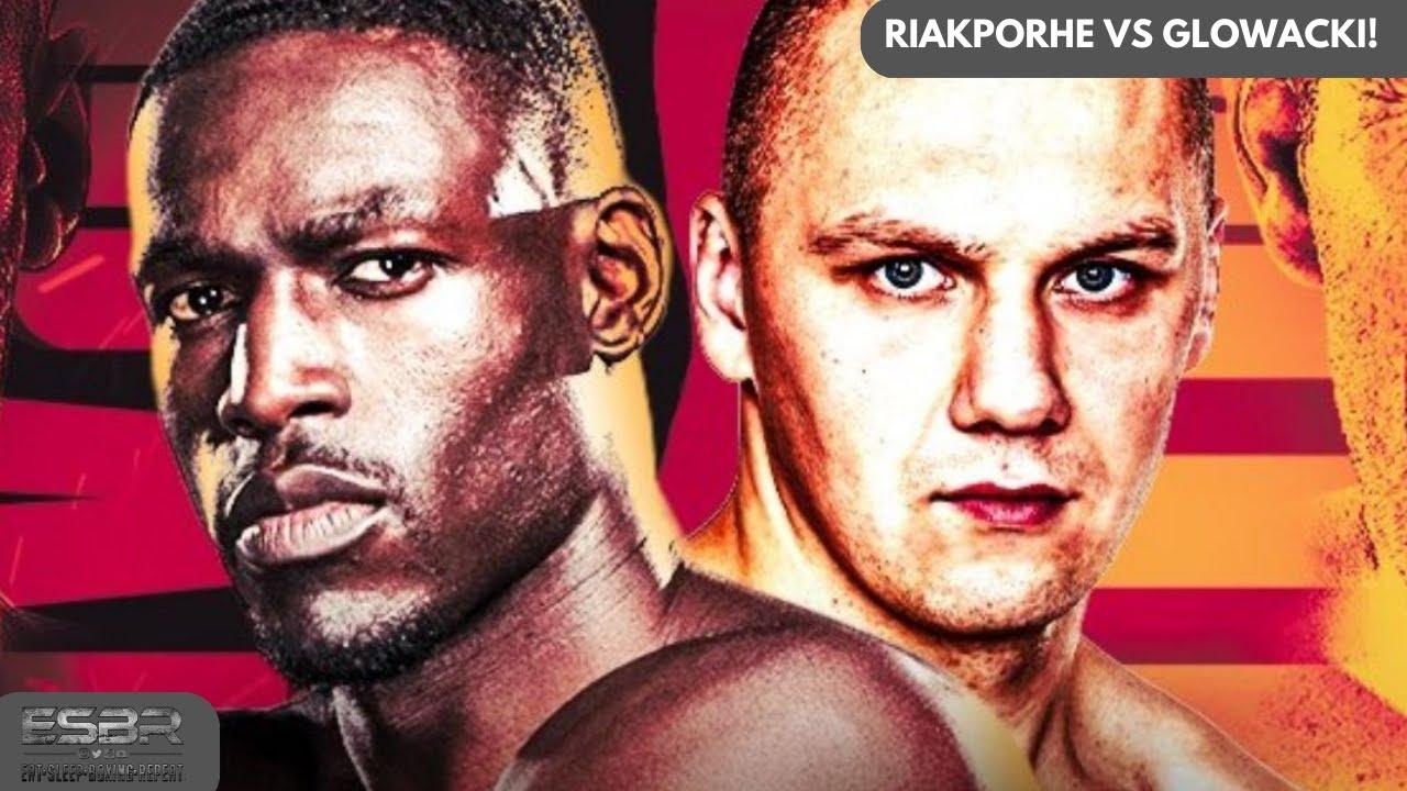 Richard Riakporhe vs Krzysztof Glowacki (Cruiserweight), Ringmaster, Ringmastersports, Boxing Gloves, Boxing Equipment, Weight Lifting Gym Gloves, Richard Riakporhe, Krzysztof Glowacki, Manchester, England.