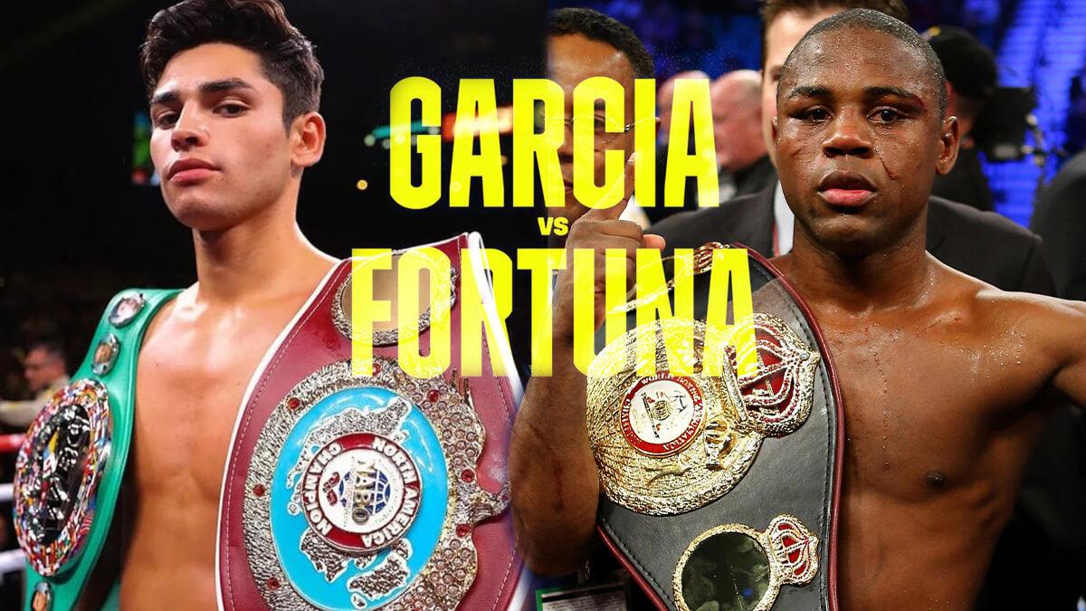 Garcia vs Fortuna, Ryan Garcia, Javier Fortuna, boxing, boxing equipment, ringmaster sports, made for champions, wembely arena, 