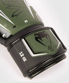 Venum Elite Evo Boxing Gloves - Khaki/Silver Image 5