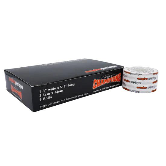 Empire Pro Tapes 3.8cm Box of 6 - RINGMASTER SPORTS - Made For Champions