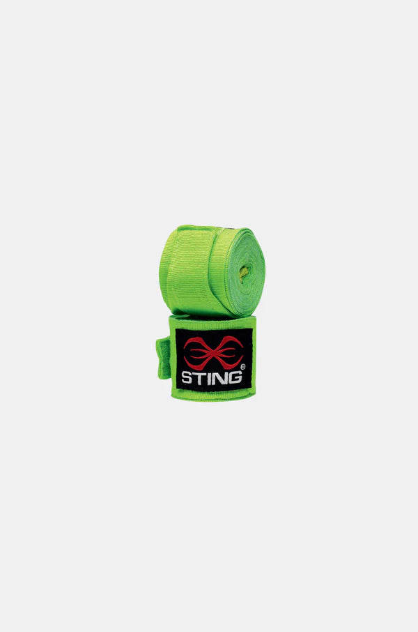 Sting Elasticised Hand Wraps 4.5m Green Image 1