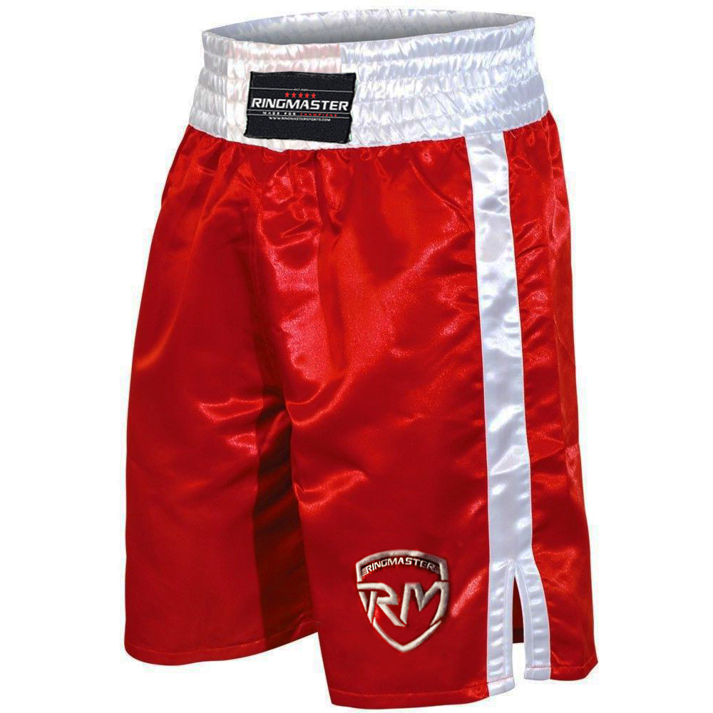 RingMaster Sports Kids Boxing Shorts Red image 1