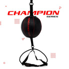 RingMaster Sports Double End Round Speed Ball Champion Series Genuine Leather Red/Black - RINGMASTER SPORTS - Made For Champions