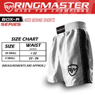 RingMaster Sports BoxR Kids Boxing Shorts White Image 3