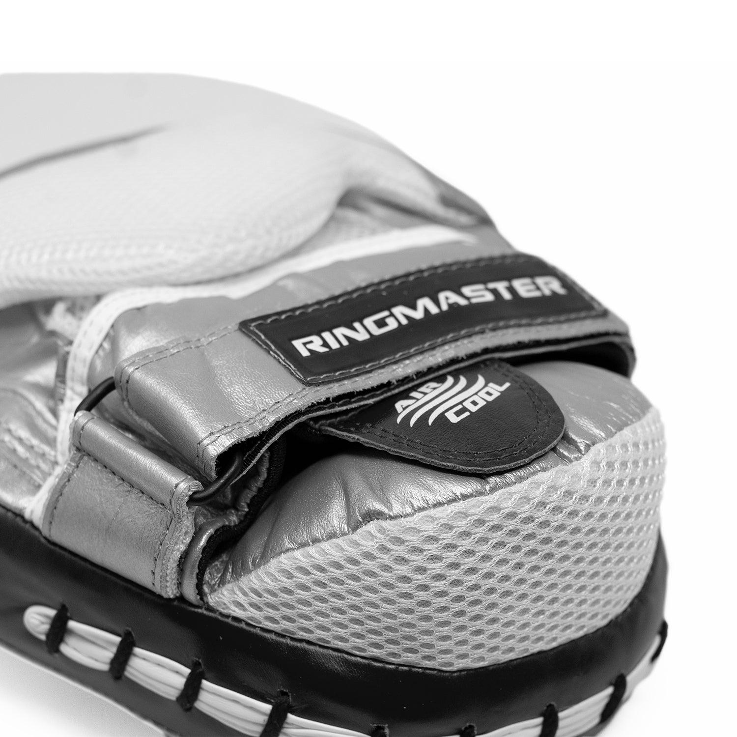 RingMaster Sports Focus pads Genuine Leather PGL 3.0 Black and White image 3