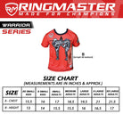 RingMaster Sports Warrior Kickboxing T-Shirt Red - RingMaster Sports Image 4