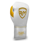 RingMaster Pro LaceX Series Lace-Up Boxing Gloves Black white image 1