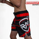 RingMaster Sports Warrior Series MMA Shorts Red & White image 2