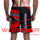 RingMaster Sports Warrior Series MMA Shorts Red & White image 5