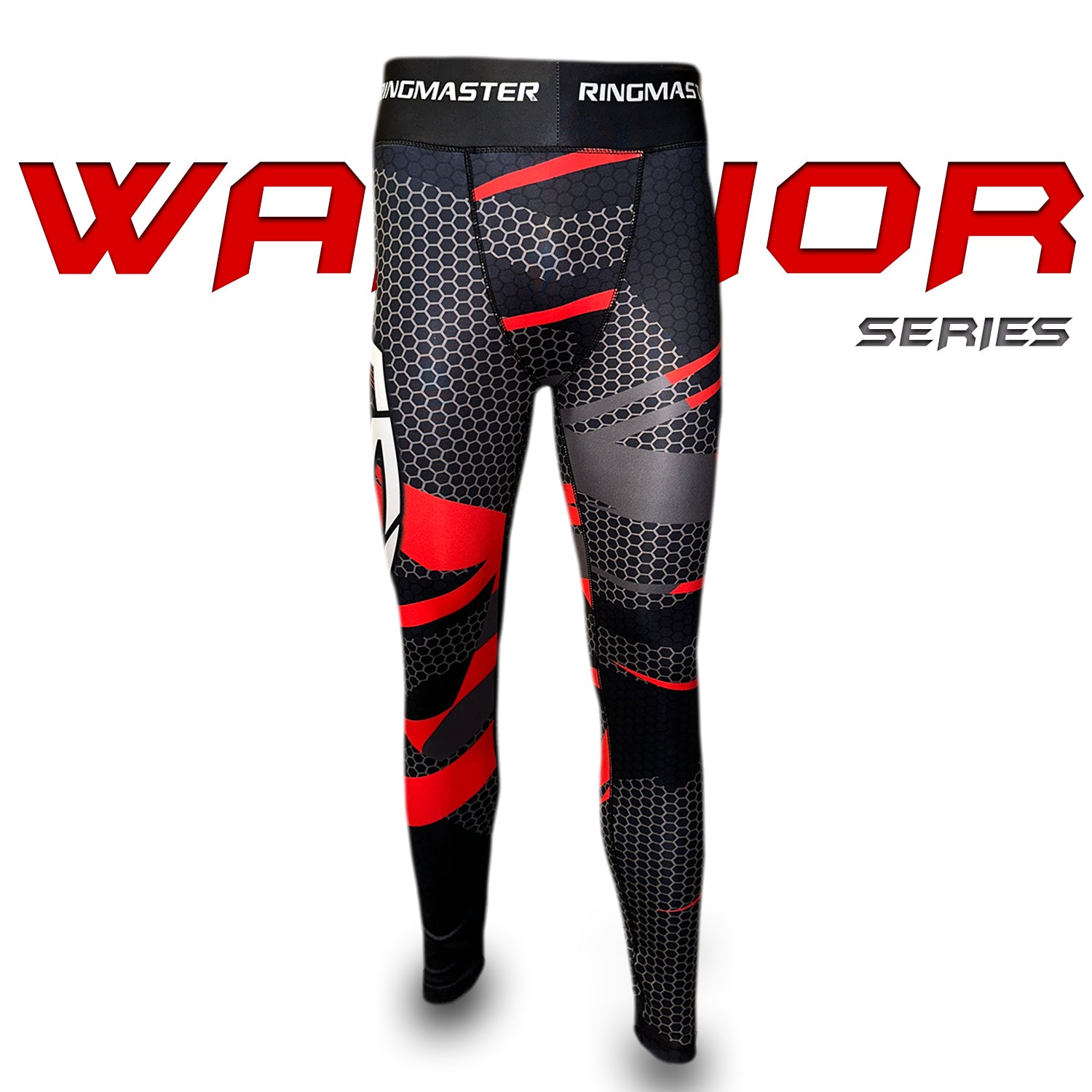 RingMaster Sports Warrior Series Spats Black Red image 4