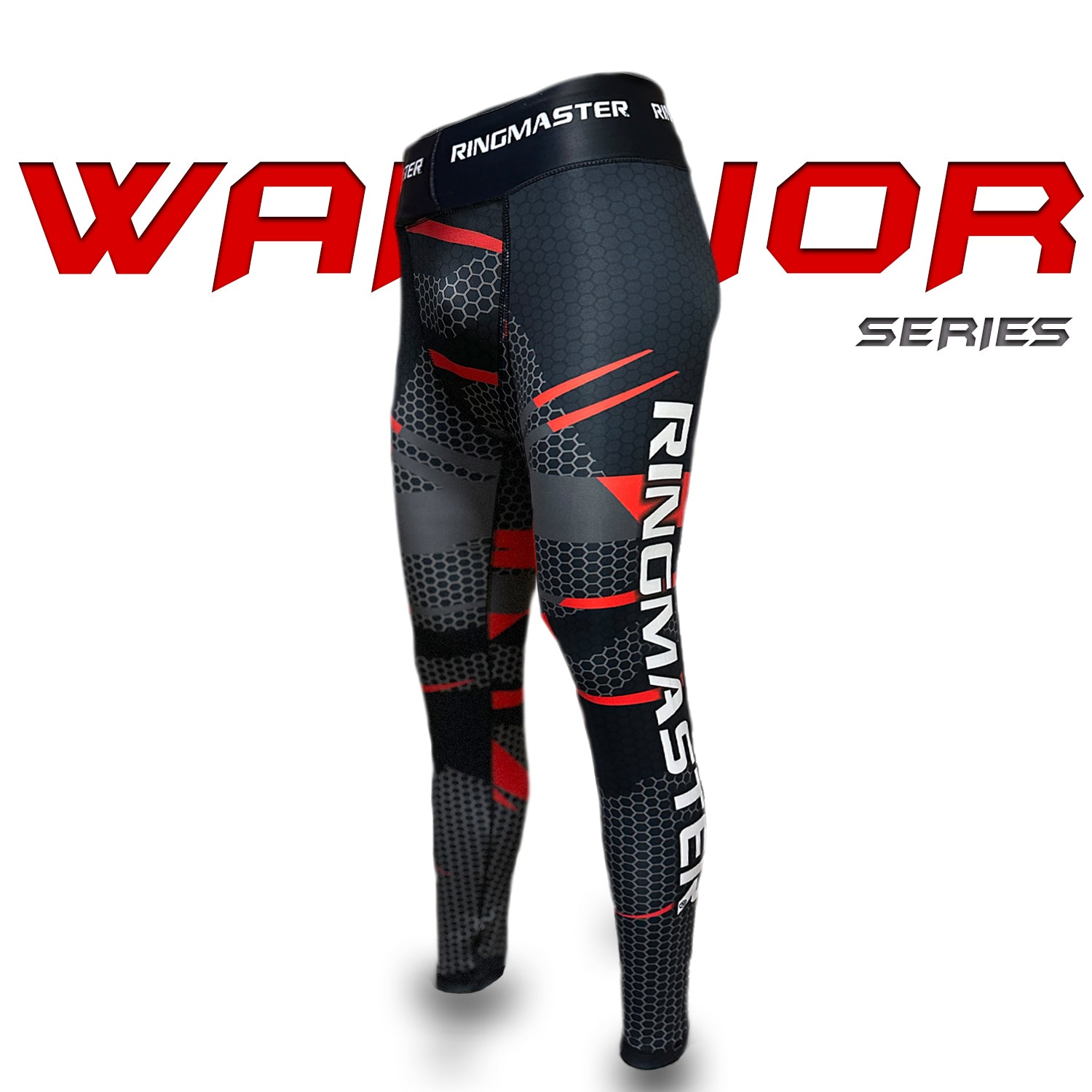 RingMaster Sports Warrior Series Spats Black Red image 3