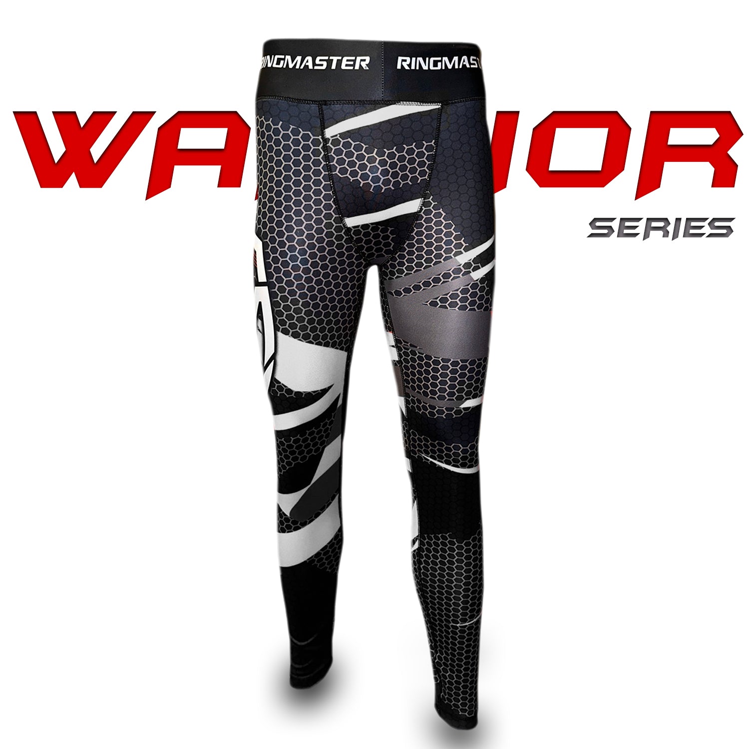 RingMaster Sports Warrior Series Spats Black White image 4