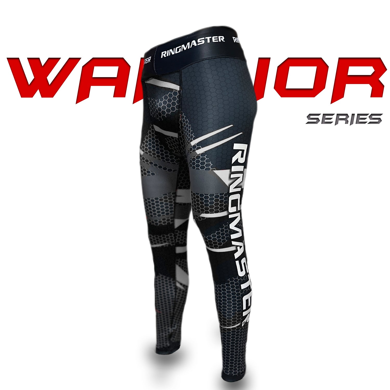 RingMaster Sports Warrior Series Spats Black White image 3