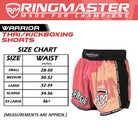 RingMaster Sports Warrior Thai / Kickboxing Shorts Salmon Pink - RINGMASTER SPORTS - Made For Champions