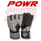 RingMaster Sports Gym Training Gloves Half finger Weightlifting Powr Series Grey - RINGMASTER SPORTS - Made For Champions image 2