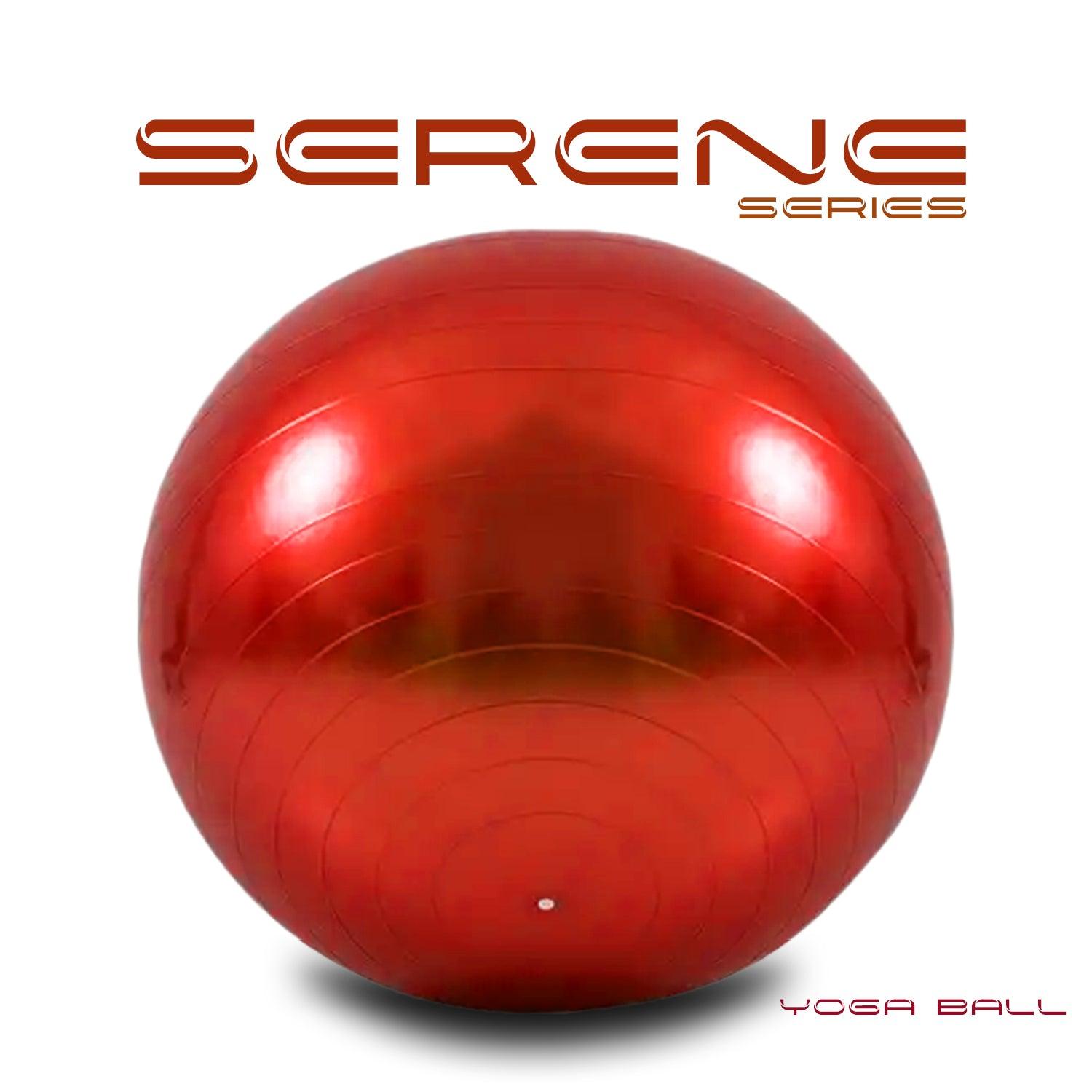 Yoga Balls Serene Series Red 70cm fitness exercise flexibility gym image 2