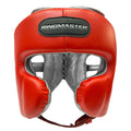 Head guard Boxing, Best boxing head guard, boxing head guard uk, boxing head guard junior, boxing head guard kids, boxing head guard open face, Boxing head guard for sale, face guard boxing, boxing headgear, chin cheek head guard,  Head guard Boxing red silver, Ringmaster Sports Head guard, Ringmaster Sports Equipment, Ringmaster boxing Equipment