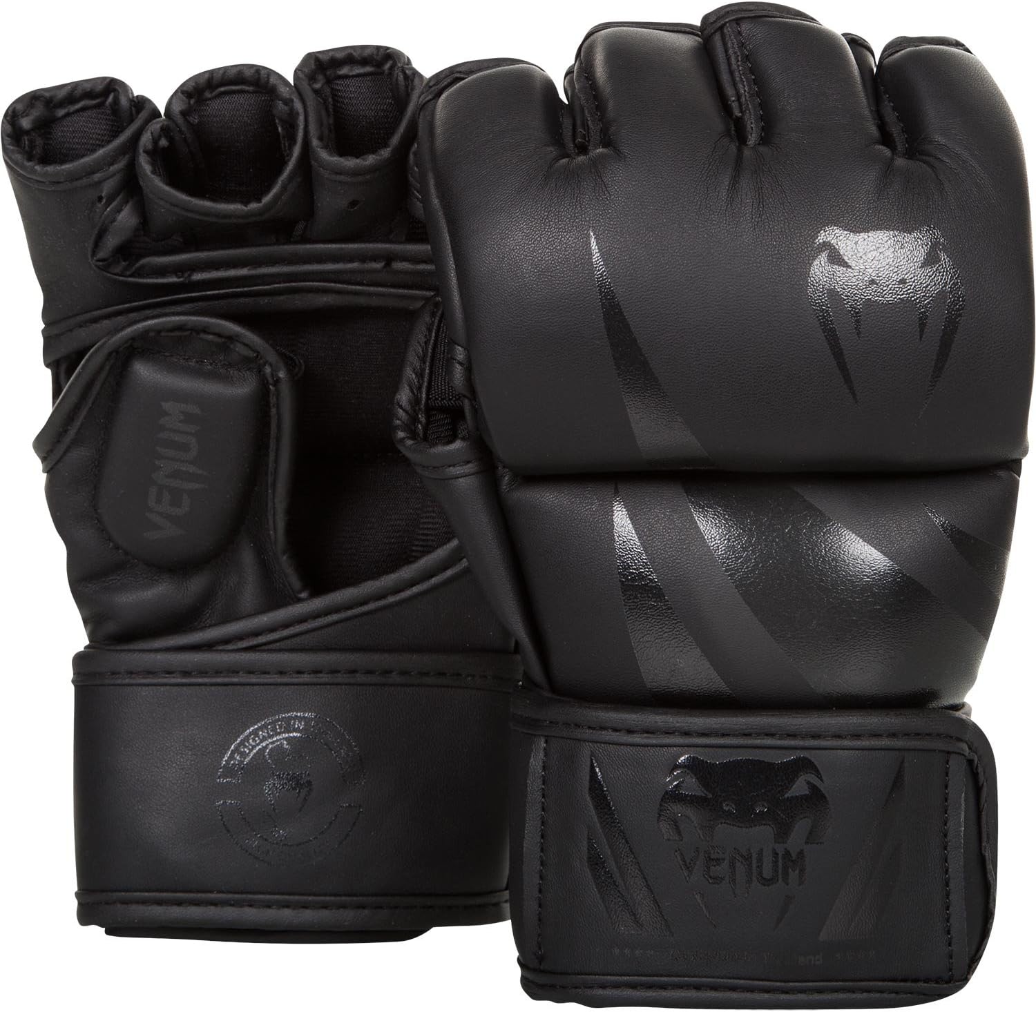 Venum Challenger MMA Gloves - Matte/Black front