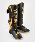 Venum Challenger Standup Shin Guards - Black/Gold Image 1