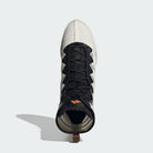 Top view of adidas Box Hog boxing shoes for training and competition