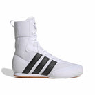 Side view of Adidas Box Hog Classic K junior boxing shoes
