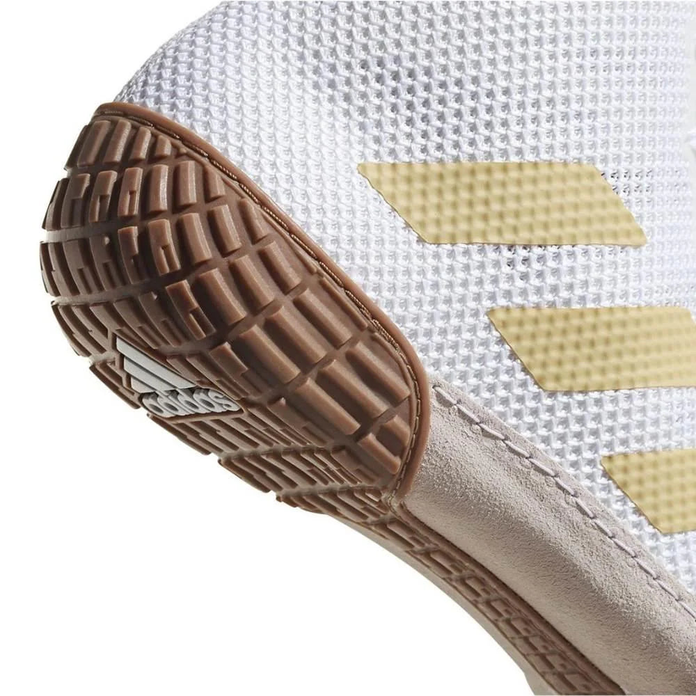 Adidas Tech Fall 2.0K Kids Wrestling Boots White Gold Image 6