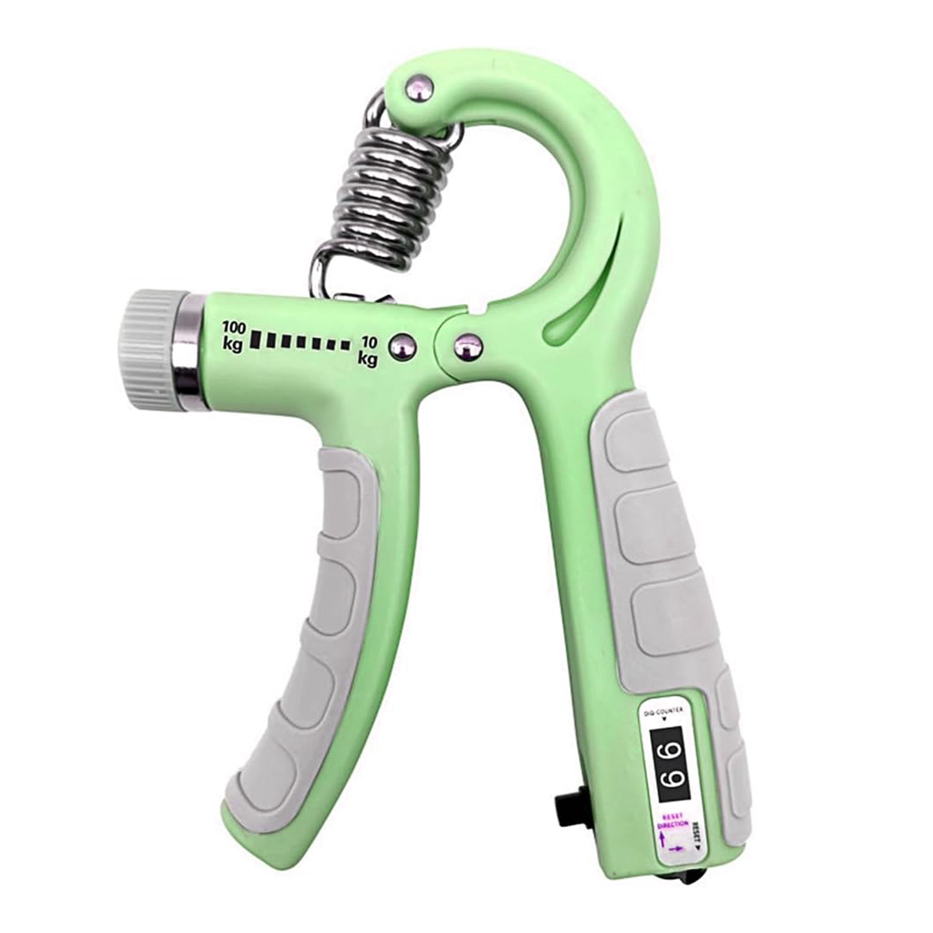 Adjustable hand grip strengthener with 10–100 kg resistance for beginners and athletes