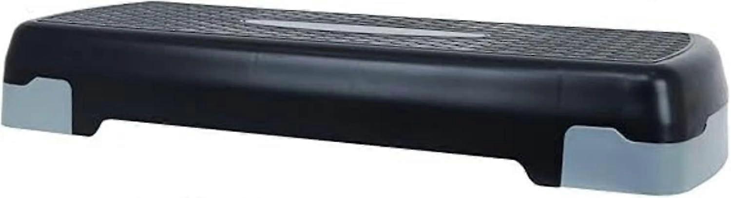 Aerobic step platform side view showing 10cm height setting