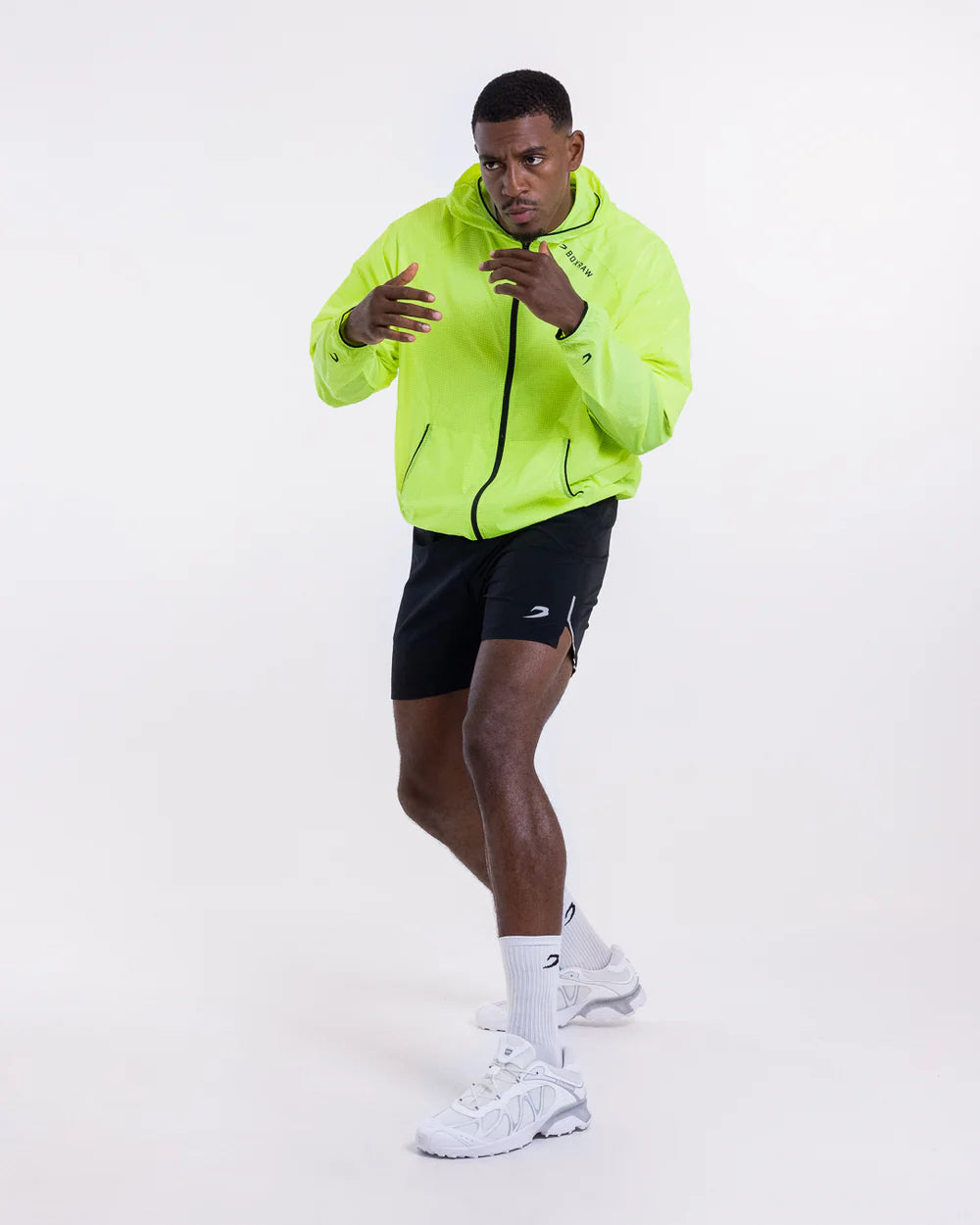 Side view of Boxraw Genaro hoodie showing relaxed fit for boxing training and lifestyle wear

Image 4
