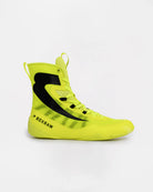 Boxraw Impello 2.0 Boxing Boots Yellow Black lateral side profile