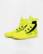 Boxraw Impello 2.0 Boxing Boots Yellow Black medial side view