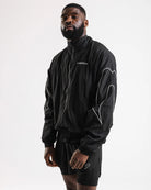 Boxraw Tunero Track Jacket front view showing oversized fit and lightweight boxing jacket design