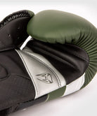 Venum Elite Evo Boxing Gloves - Khaki/Silver Image 6