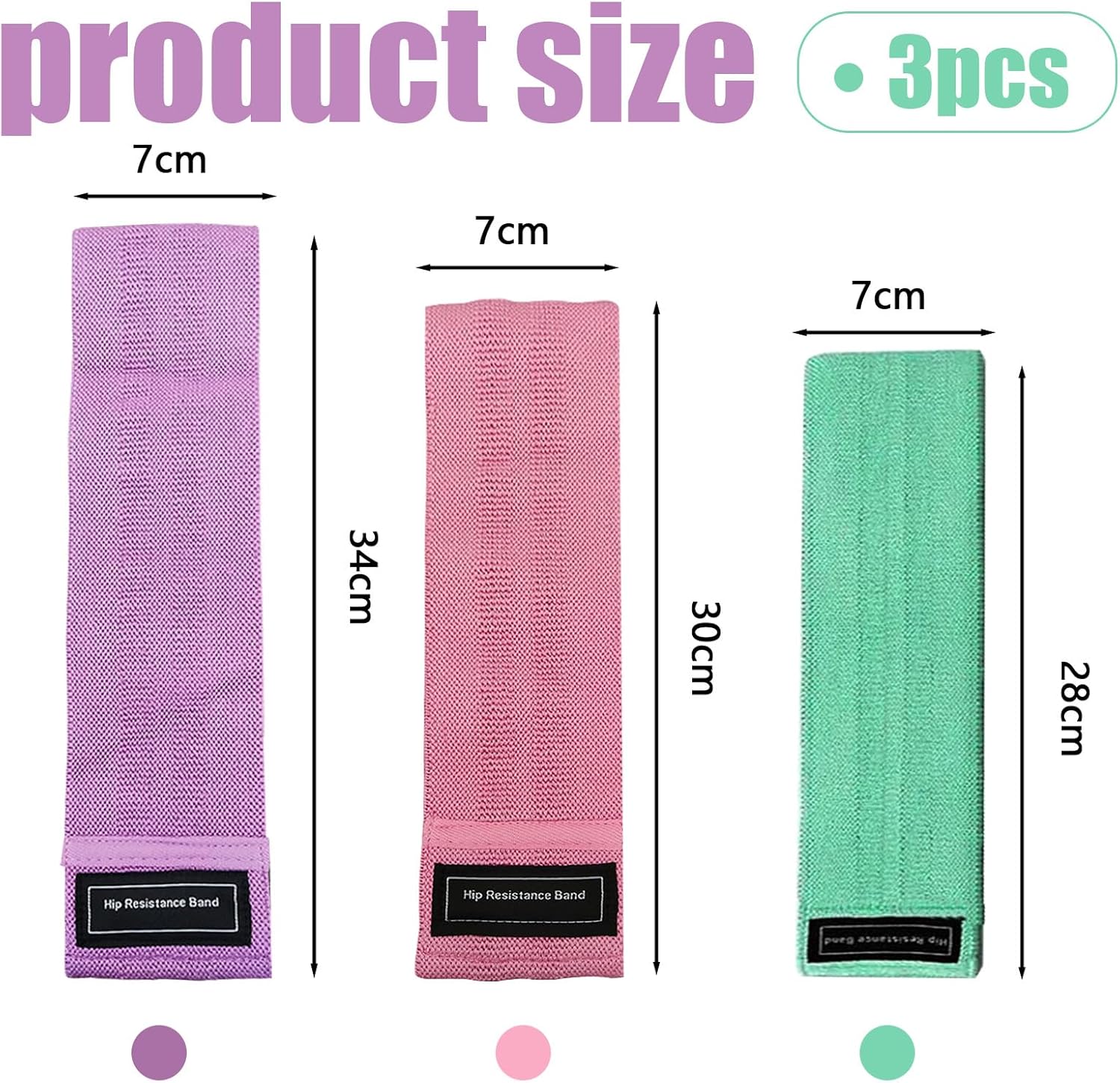 Close-up of cotton polyester fabric resistance band stitching and texture