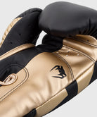 Venum Elite Boxing Gloves - Black/Gold Image 5