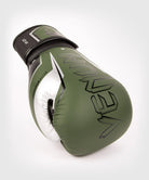 Venum Elite Evo Boxing Gloves - Khaki/Silver Image 4