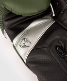 Venum Elite Evo Boxing Gloves - Khaki/Silver Image 7