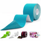 Roll of extra sticky kinesiology sports tape on white background