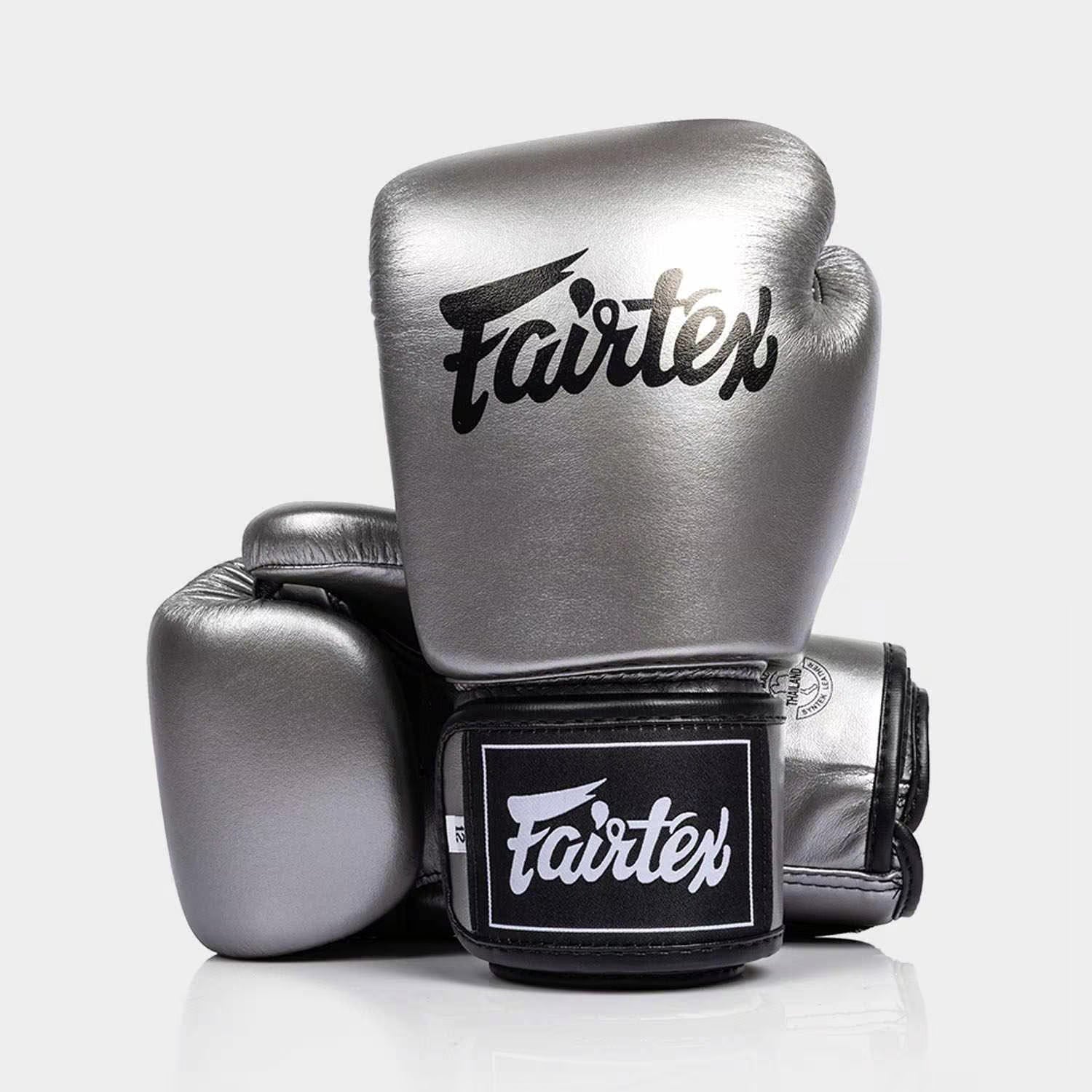 Fairtex BGV1C-PLUS microfibre Muay Thai gloves front view for sparring and training