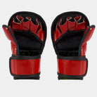 open palm design on Fairtex FGV15 MMA gloves red