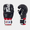 Fairtex FGV18 Super Sparring MMA Gloves Black Red used for MMA sparring grappling striking and combat sports training