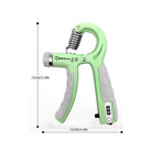 Grip exerciser forearm and wrist trainer with adjustable 10–100 kg resistance