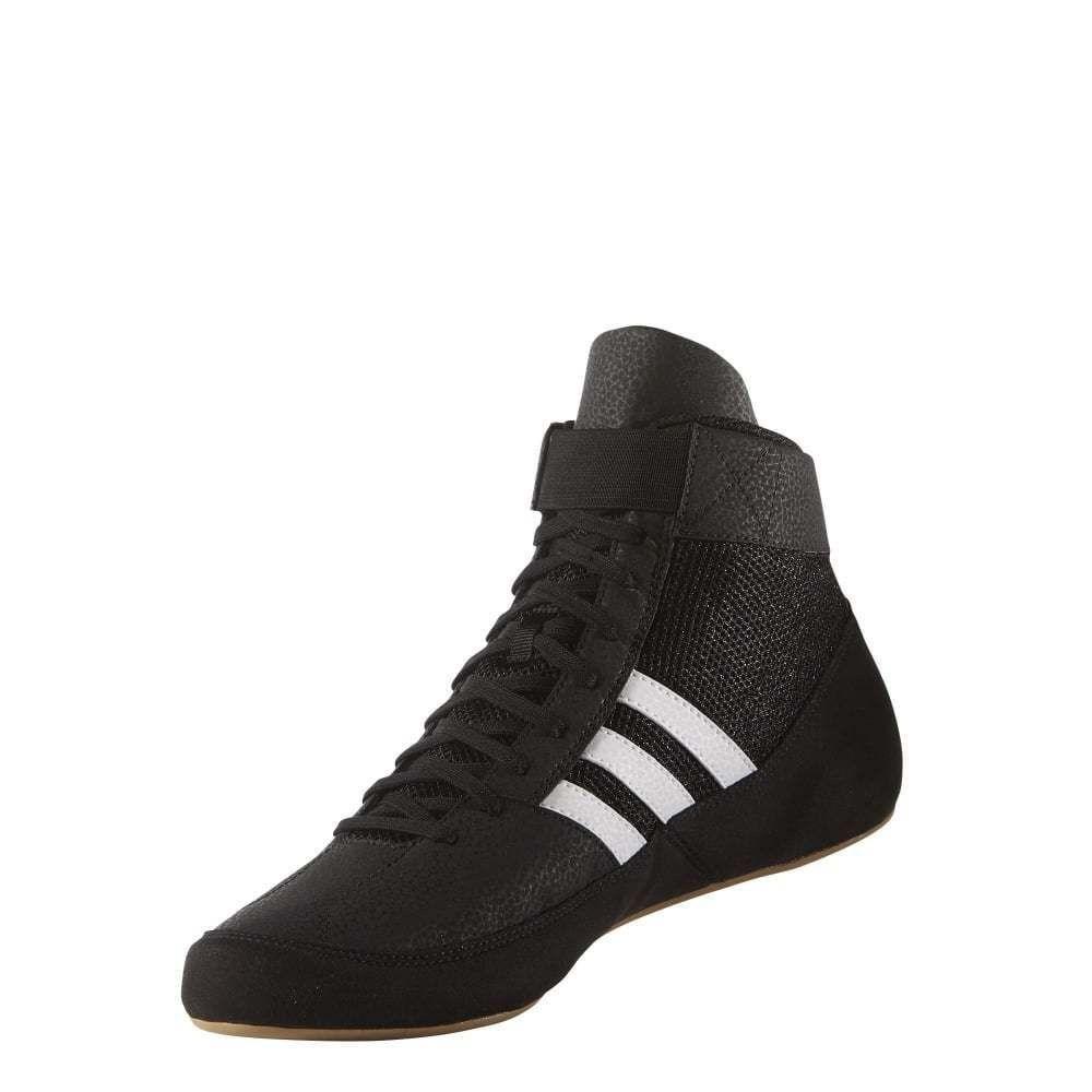 Adidas Mat Hog 2.0 Black Wrestling Boots - RINGMASTER SPORTS - Made For Champions